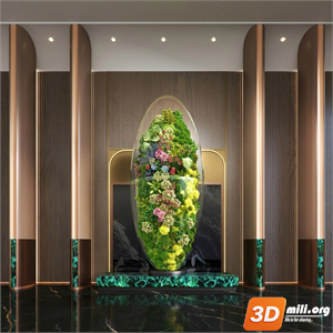 Lobby Decoration Skp Files 